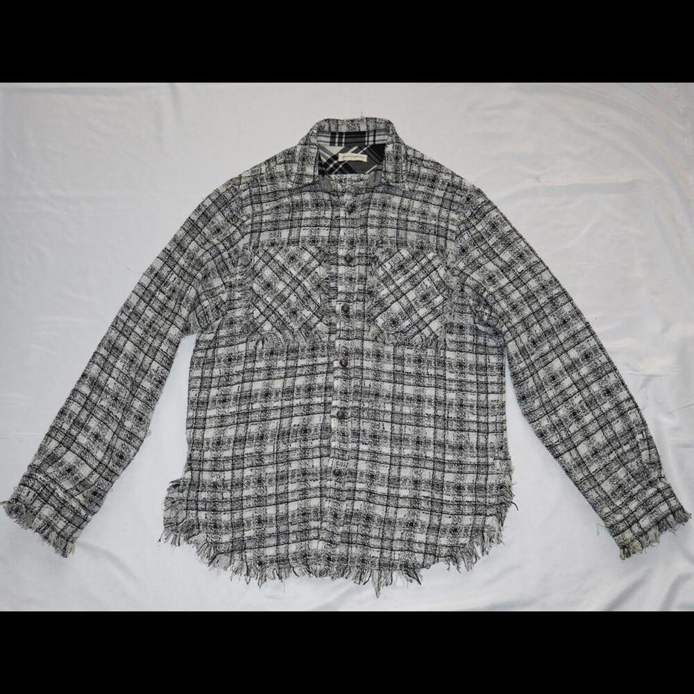 Faith Connexion Tweed Shirt Metallic Thread L